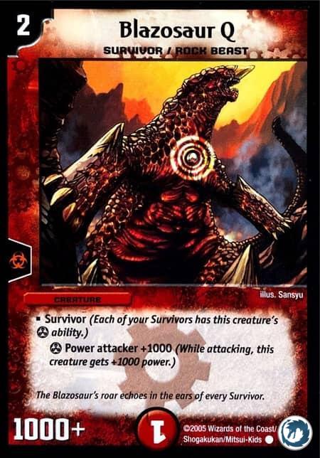Blazosaur Q (36/55) - Blazosaur Q (36/55) - Carte Duel Masters - Survivants De La Mégapocalypse