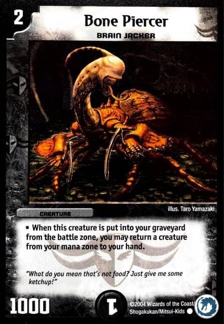 Perce-os (24/55) - Bone Piercer (24/55) - Carte Duel Masters - Carnage Des Super-Guerriers