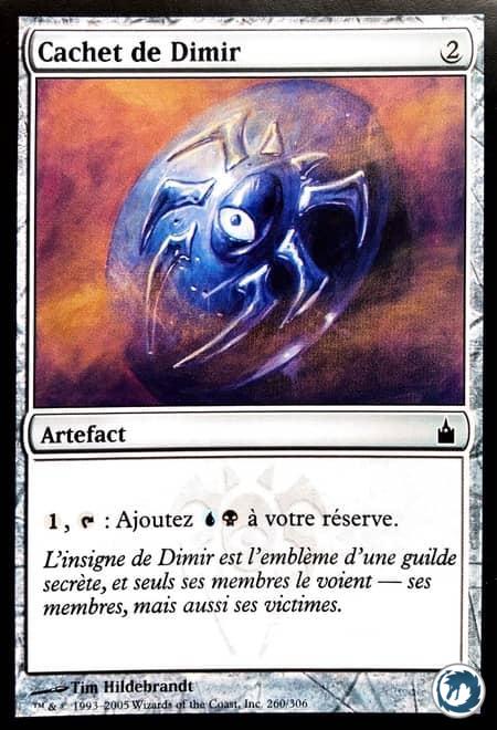 Cachet de Dimir (260/306) - Dimir Signet (260/306) - Ravnica, la Cité des Guildes - Carte Magic The Gathering