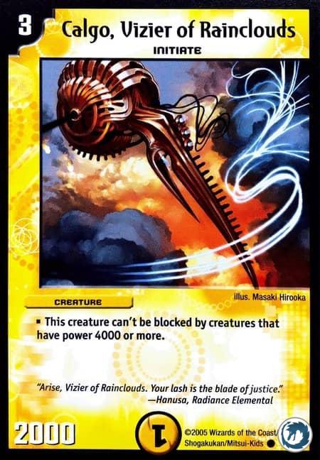 Calgo, Vizir Des Nuages De Pluie (7/55) - Calgo, Vizier of Rainclouds (7/55) - Carte Duel Masters - Survivants De La Mégapocalypse