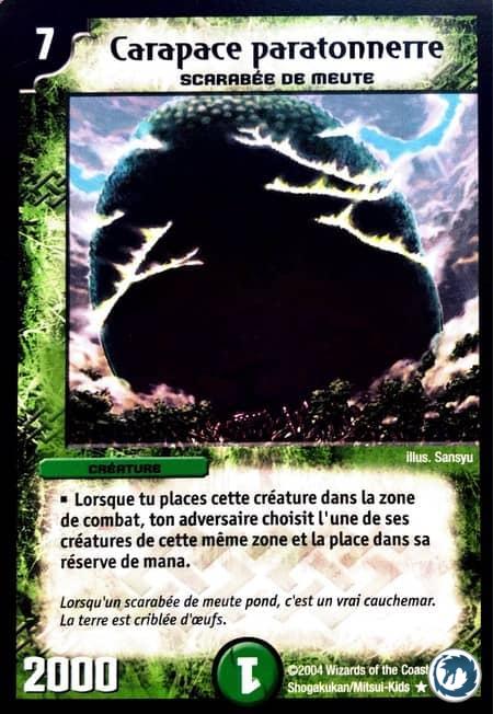 Carapace paratonnerre (106/110) - Storm Shell (106/110) - Carte Duel Masters - Set De Base