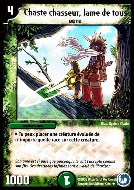 Chaste chasseur, lame de tous (103/110) - Innocent Hunter, Blade of All (103/110) - Carte Duel Masters - Meurtrisseurs Invincibles