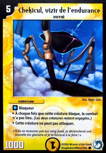 Chekicul, vizir de l'endurance (15/110) - Chekicul, Vizier of Endurance (15/110) - Carte Duel Masters - Meurtrisseurs Invincibles