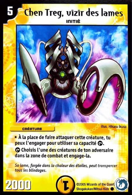 Chen Treg, vizir des lames (16/110) - Chen Treg, Vizier of Blades (16/110) - Carte Duel Masters - Meurtrisseurs Invincibles