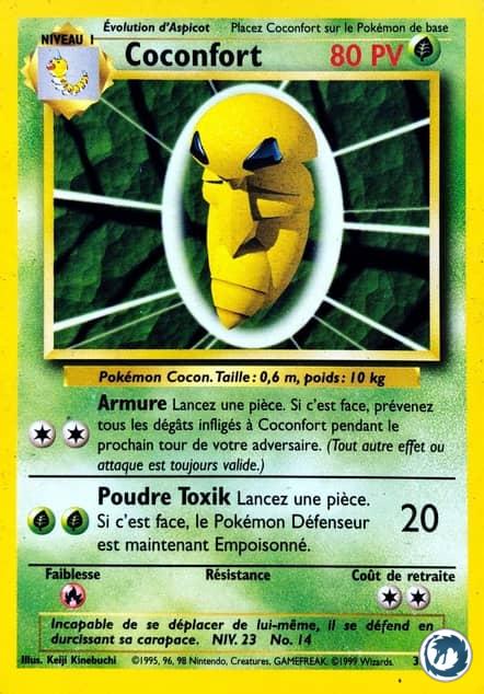 Coconfort (33/102) - Kakuna (33/102) - Set de base - Carte Pokémon
