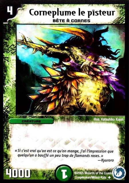 Corneplume le pisteur (99/110) - Feather Horn, the Tracker (99/110) - Carte Duel Masters - Meurtrisseurs Invincibles