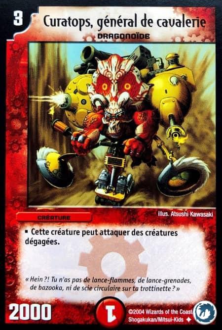 Curatops, général de cavalerie (38/55) - Cavalry General Curatops (38/55) - Carte Duel Masters - Evo Exterminateur