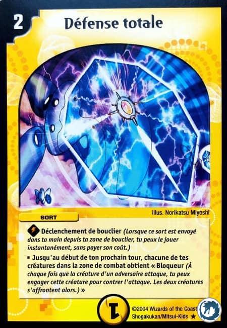 Défense totale (9/55) - Full Defensor (9/55) - Carte Duel Masters - Jeux d'Ombres d'une Nuit Aveuglante