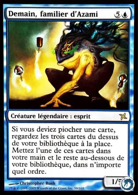 Demain, familier d'Azami (58/165) - Tomorrow, Azami's Familiar (58/165) - Traîtres de Kamigawa - Carte Magic The Gathering