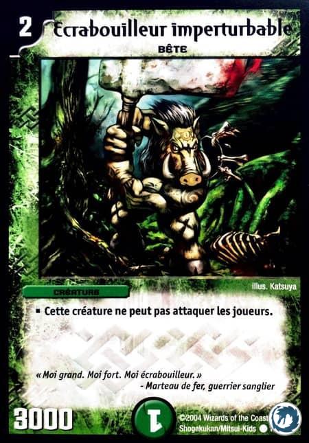 Ecrabouilleur imperturbable (105/110) - Steel Smasher (105/110) - Carte Duel Masters - Set De Base