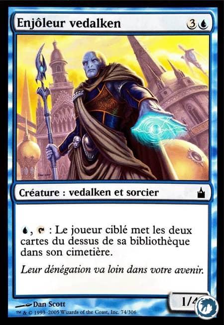 Enjôleur vedalken (74/306) - Vedalken Entrancer (74/306) - Ravnica, la Cité des Guildes - Carte Magic The Gathering