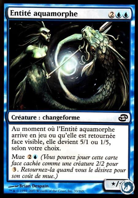 Entité aquamorphe (33/165) - Aquamorph Entity (33/165) - Chaos Planaire - Carte Magic The Gathering