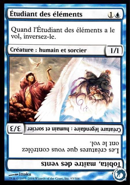 Etudiant des éléments (93/306) - Student of Elements (93/306) - Guerriers de Kamigawa - Carte Magic The Gathering