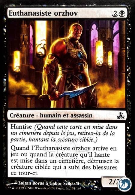 Euthanasiste orzhov (54/165) - Orzhov Euthanist (54/165) - Le Pacte des Guildes - Carte Magic The Gathering