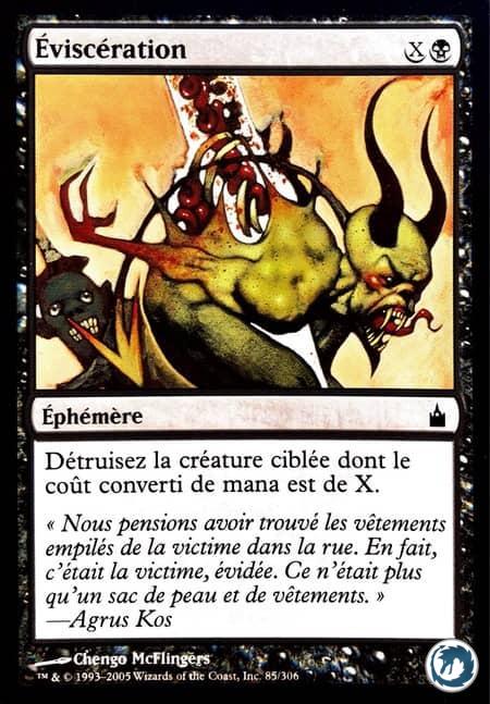 Eviscération (85/306) - Disembowel (85/306) - Ravnica, la Cité des Guildes - Carte Magic The Gathering