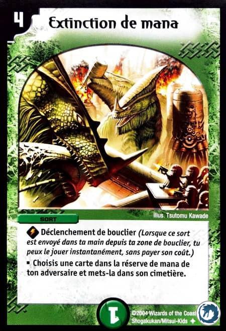 Extinction de mana (50/55) - Mana Crisis (50/55) - Carte Duel Masters - Evo Exterminateur