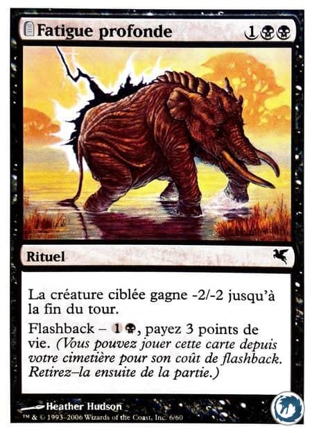 Fatigue profonde (6/60) - Crippling Fatigue (6/60) - DD Hachette Collection - Carte Magic The Gathering