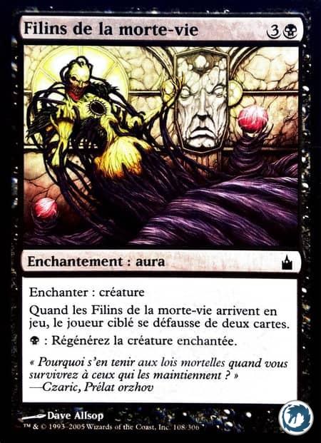 Filins de la morte-vie (108/306) - Strands of Undeath (108/306) - Ravnica, la Cité des Guildes - Carte Magic The Gathering