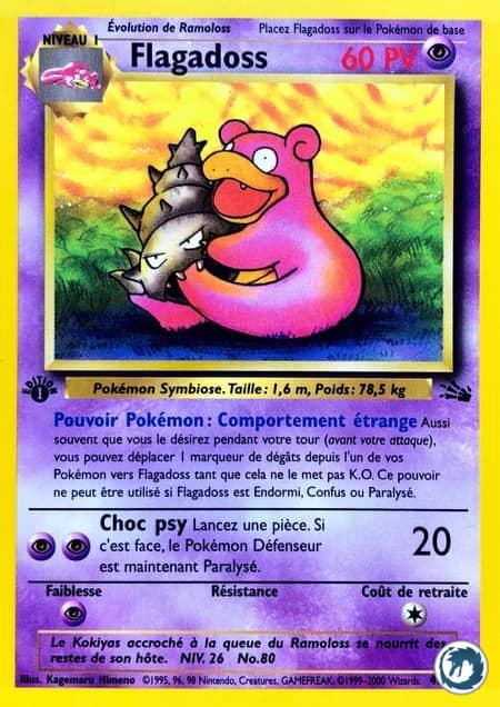 Flagadoss (43/62) - Slowbro (43/62) - Fossile - Carte Pokémon