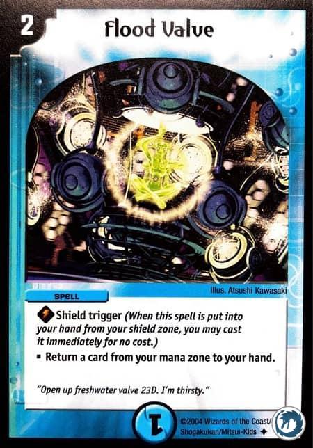 Valve à Inondation (15/55) - Flood Valve (15/55) - Carte Duel Masters - Carnage Des Super-Guerriers