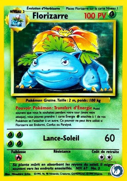 Florizarre (15/102) - Venusaur (15/102) - Set de base - Carte Pokémon