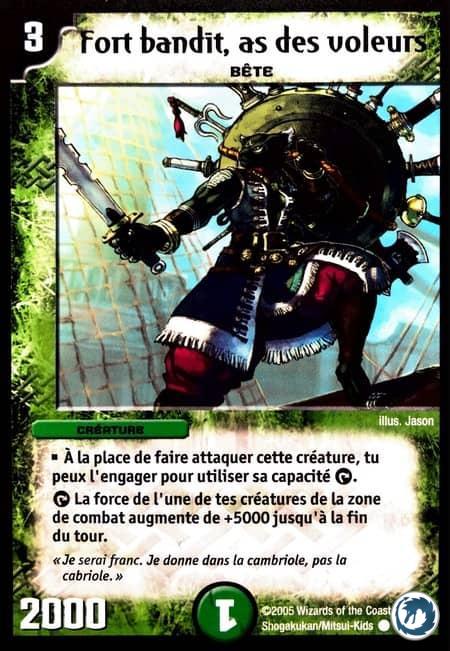 Fort bandit, as des voleurs (105/110) - Mighty Bandit, Ace of Thieves (105/110) - Carte Duel Masters - Meurtrisseurs Invincibles