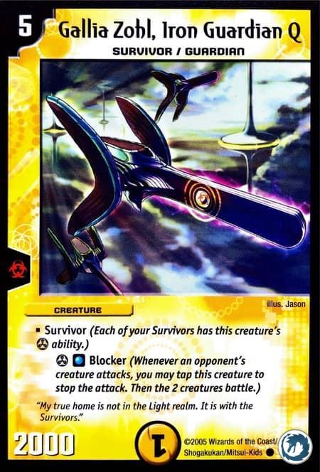 Gallia Zohl, Gardien De Fer Q (8/55) - Gallia Zohl, Iron Guardian Q (8/55) - Carte Duel Masters - Survivants De La Mégapocalypse