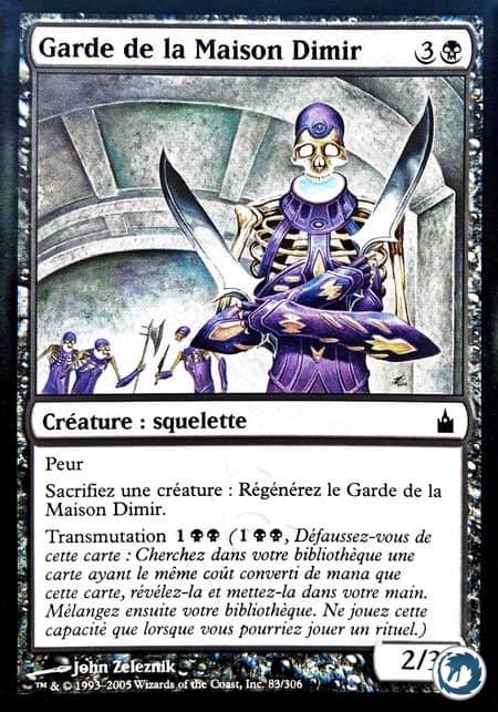 Garde de la Maison Dimir (83/306) - Dimir House Guard (83/306) - Ravnica, la Cité des Guildes - Carte Magic The Gathering