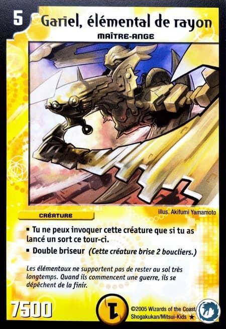 Gariel, élémental de rayon (20/110) - Gariel, Elemental of Sunbeams (20/110) - Carte Duel Masters - Meurtrisseurs Invincibles