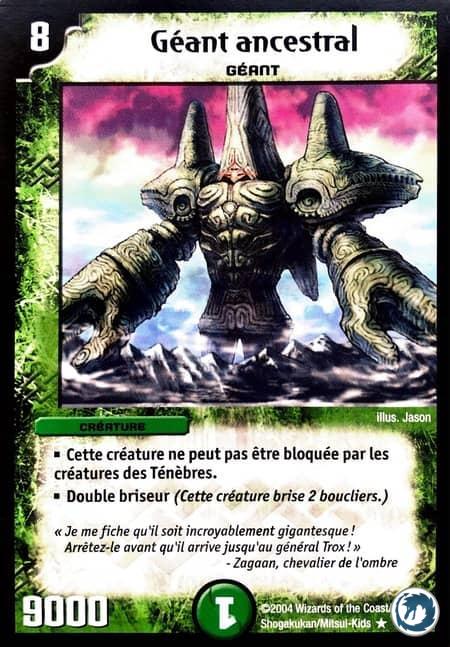 Géant ancestral (48/55) - Ancient Giant (48/55) - Carte Duel Masters - Jeux d'Ombres d'une Nuit Aveuglante