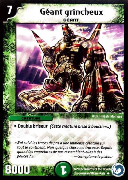 Géant grincheux (92/110) - Cantankerous Giant (92/110) - Carte Duel Masters - Meurtrisseurs Invincibles