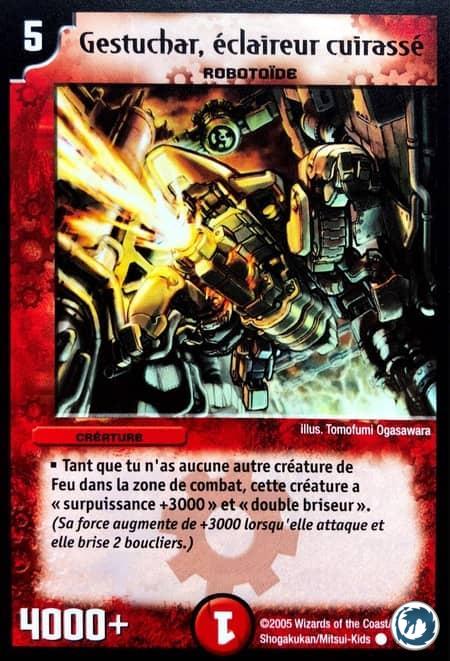 Gestuchar, éclaireur cuirassé (72/110) - Armored Scout Gestuchar (72/110) - Carte Duel Masters - Meurtrisseurs Invincibles