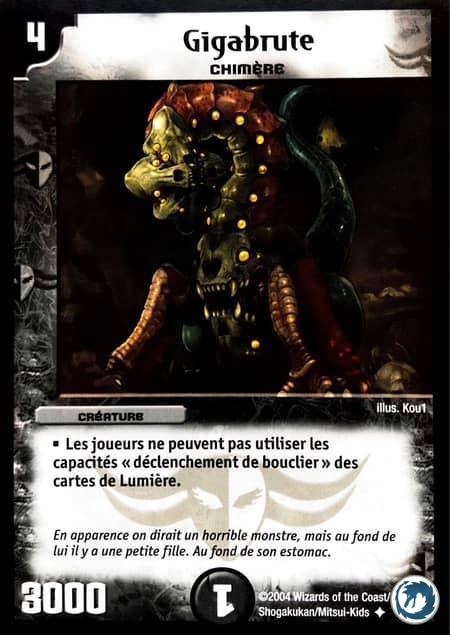 Gigabrute (29/55) - Gigabolver (29/55) - Carte Duel Masters - Jeux d'Ombres d'une Nuit Aveuglante