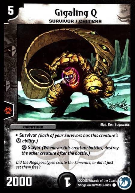 Broyage Q (27/55) - Gigaling Q (27/55) - Carte Duel Masters - Survivants De La Mégapocalypse