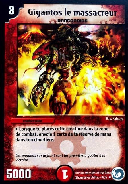 Gigantos le massacreur (84/110) - Onslaughter Triceps (84/110) - Carte Duel Masters - Set De Base
