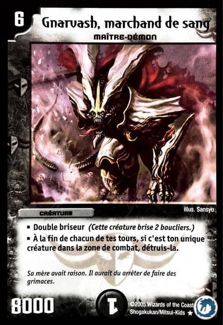 Gnarvash, marchand de sang (57/110) - Gnarvash, Merchant of Blood (57/110) - Carte Duel Masters - Meurtrisseurs Invincibles