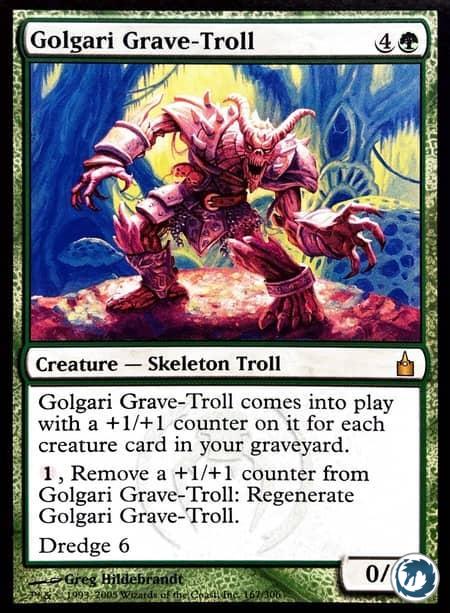 Golgari Grave-Troll (167/306) - Golgari Grave-Troll (167/306) - Ravnica, la Cité des Guildes - Carte Magic The Gathering