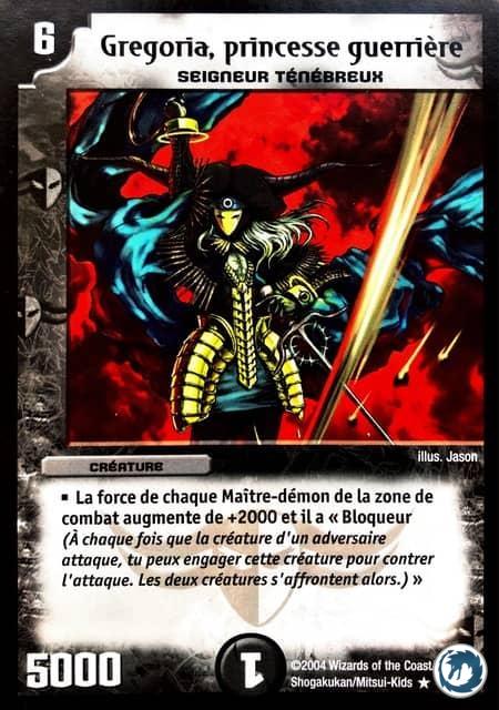 Gregoria, princesse guerrière (30/55) - Gregoria, Princess of War (30/55) - Carte Duel Masters - Jeux d'Ombres d'une Nuit Aveuglante
