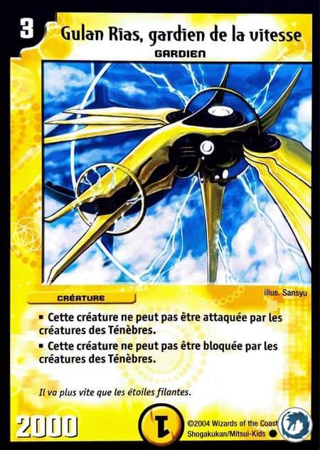 Gulan Rias, gardien de la vitesse (10/55) - Gulan Rias, Speed Guardian (10/55) - Carte Duel Masters - Jeux d'Ombres d'une Nuit Aveuglante