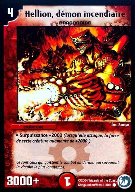 Hellion, démon incendiaire (78/110) - Fire Sweeper Burning Hellion (78/110) - Carte Duel Masters - Set De Base