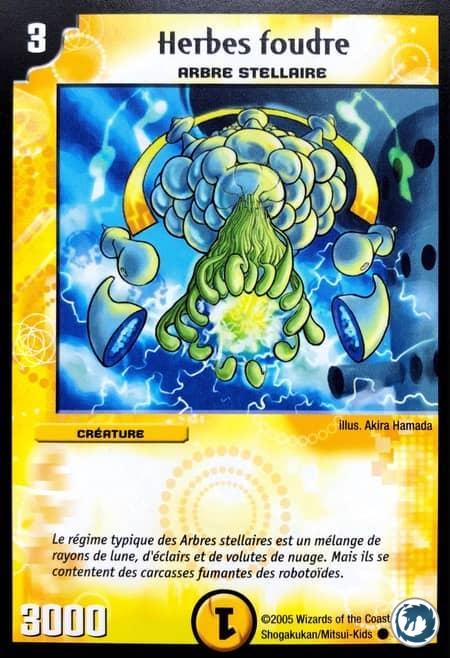 Herbes foudre (22/110) - Lightning Grass (22/110) - Carte Duel Masters - Meurtrisseurs Invincibles