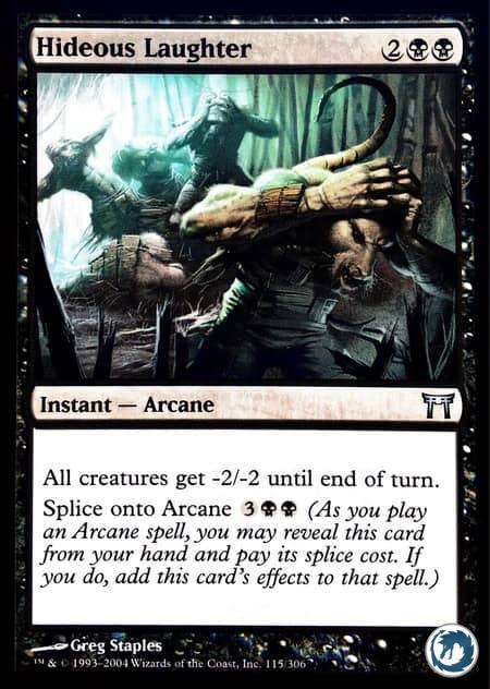 Rire atroce (115/306) - Hideous Laughter (115/306) - Guerriers de Kamigawa - Carte Magic The Gathering