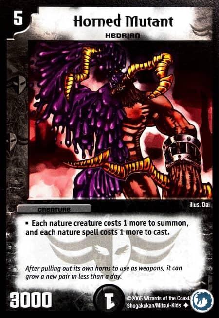 Mutant Cornu (29/55) - Horned Mutant (29/55) - Carte Duel Masters - Survivants De La Mégapocalypse