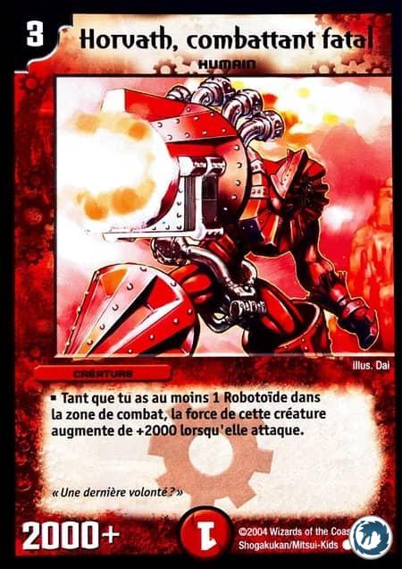 Horvath, combattant fatal (77/110) - Fatal Attacker Horvath (77/110) - Carte Duel Masters - Set De Base