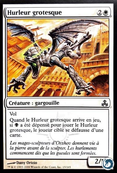 Hurleur grotesque (15/165) - Shrieking Grotesque (15/165) - Le Pacte des Guildes - Carte Magic The Gathering