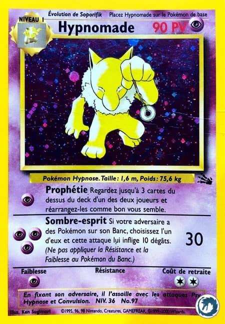 Hypnomade (8/62) - Hypno (8/62) - Fossile - Carte Pokémon