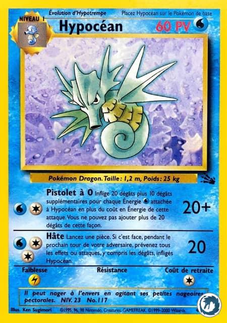 Hypocéan (42/62) - Seadra (42/62) - Fossile - Carte Pokémon