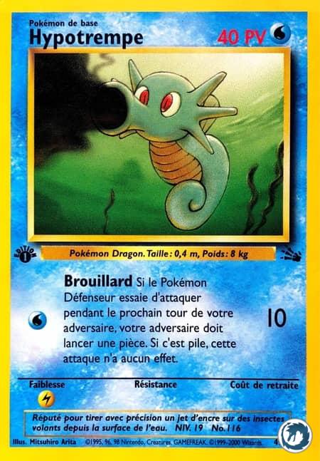 Hypotrempe (49/62) - Horsea (49/62) - Fossile - Carte Pokémon