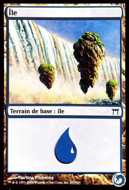 Île (291/306) - Islande (291/306) - Guerriers de Kamigawa - Carte Magic The Gathering