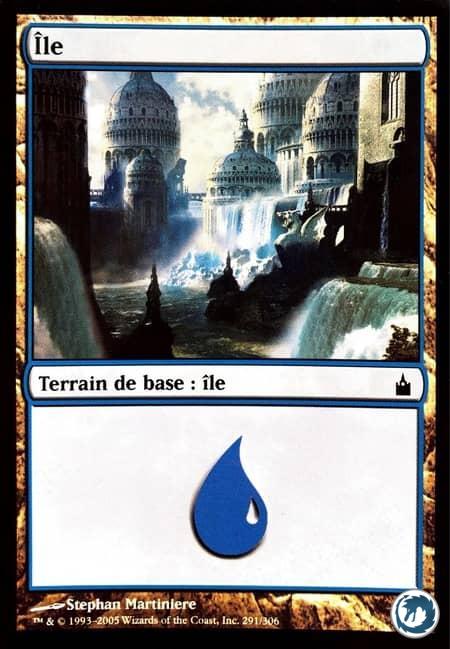 Île (291/306) - Island (291/306) - Ravnica, la Cité des Guildes - Carte Magic The Gathering